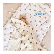 Set chăn ga gối đệm vải muslin nhiều lớp